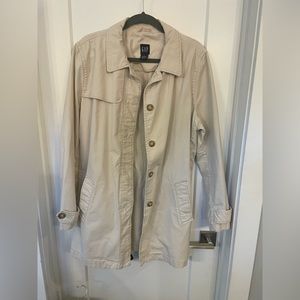 EUC GAP size XL Cream Trench Coat